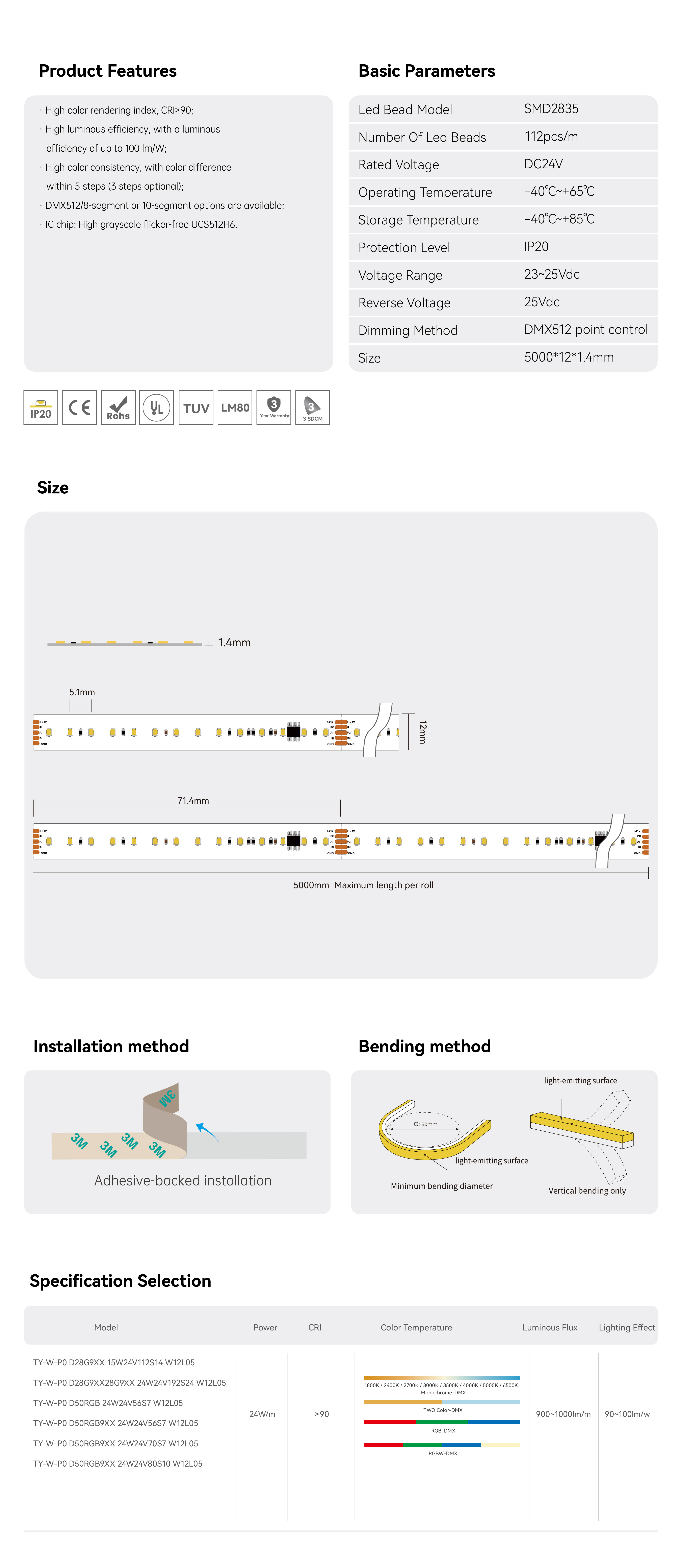 常规灯带-DMX512点控（英文）_画板 1